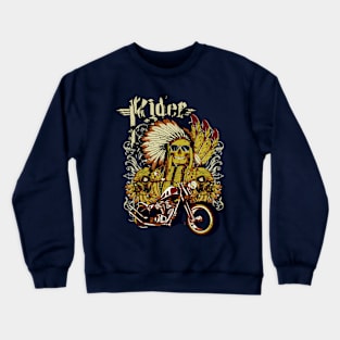 Death Punk Rider Crewneck Sweatshirt